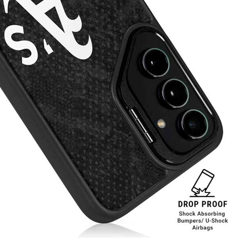 MLB Oakland Athletics Dark Wash Galaxy S25 Ultra Kickstand Case